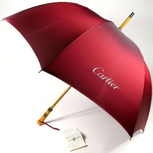 Cartier Paris - Umbrella Veritable Cherbourg Burgundy 100 Cartier Paris - Umbrel&hellip;