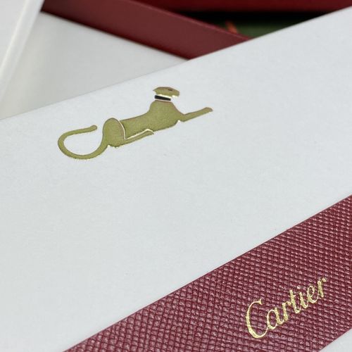 Cartier Paris Box Writing Set 10 Cards and Envelopes. 卡地亚巴黎盒子写作套装10张卡片和信封。金色压花的卡&hellip;
