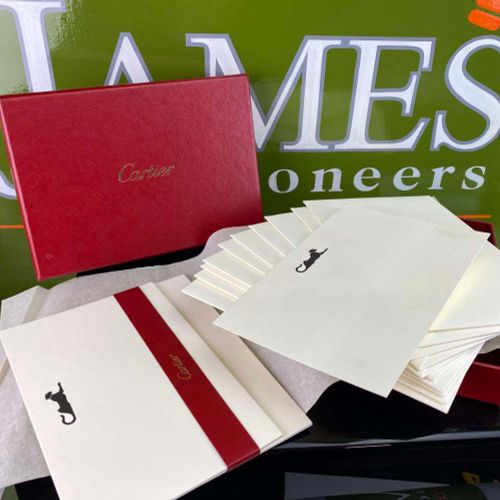 Cartier Paris Box Invite/Thankyou Cards Writing Set 卡地亚巴黎盒邀请函/感谢卡书写套装，如图所示，完整的原包&hellip;