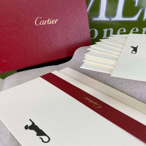Cartier Paris Box Invite/Thankyou Cards Writing Set 卡地亚巴黎盒邀请函/感谢卡书写套装，如图所示，完整的原包&hellip;