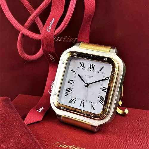 Cartier Paris Santos Desk Clock With Alarm Cartier Paris Santos Horloge de burea&hellip;