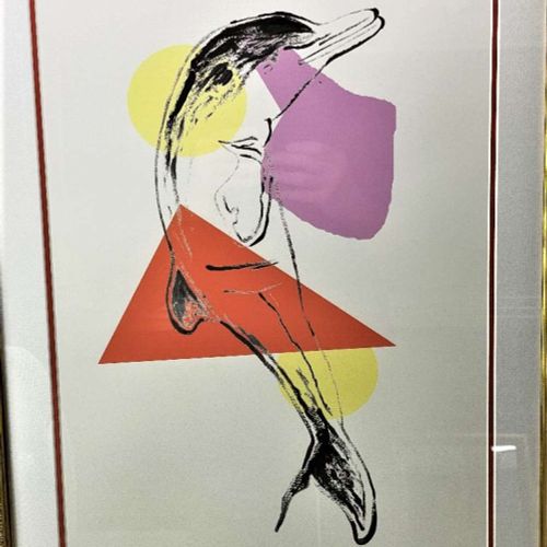 Andy Warhol (1928-1987) "Dolphin" Leo Castelli- New York Numbered Ltd Edition of&hellip;