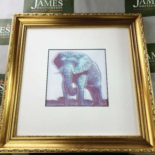 Andy Warhol (1928-1987) "The Elephant " 1987 Ltd Edition Lithograph Andy Warhol &hellip;