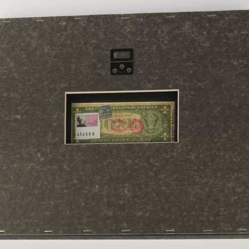 Null Warhol, Andy (Pittsburgh 1928 - 1987 New York), 
"Dollar", Dollarnote, sign&hellip;