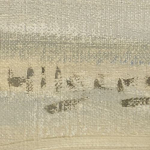 Null 希尔杰斯，阿道夫（杜塞尔多夫1896-1959年，同上）。 
"Fischer am Strand"，布面油画，右下方署名A.Hilgers, 60 &hellip;