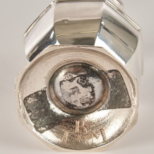 Null Pareja de azucareros, plata 925, posiblemente Londres 1717, marca del fabri&hellip;