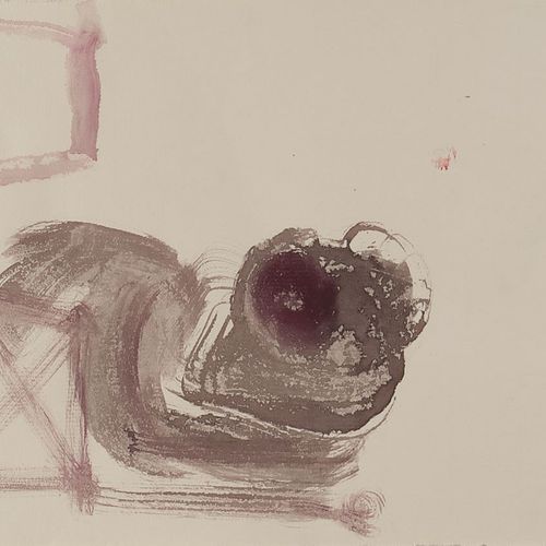 Null Droese, Felix (né à Singen en 1950), 
"Denkende", aquarelle sur papier, sig&hellip;