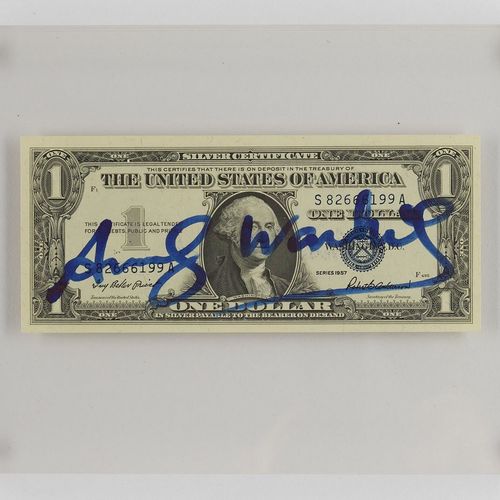 Null Warhol, Andy (Pittsburgh 1928 - New York 1987),
"1 Dollar George Washington&hellip;