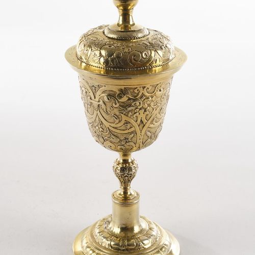 Null Copa renacentista con tapa, plata, Nuremberg, 1603-1606, Nicolaus I Emmerli&hellip;
