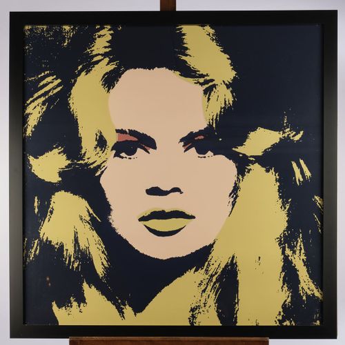 Null Warhol, Andy (Pittsburgh 1928 - 1987 New York) d'après , 
"Brigitte Bardot"&hellip;