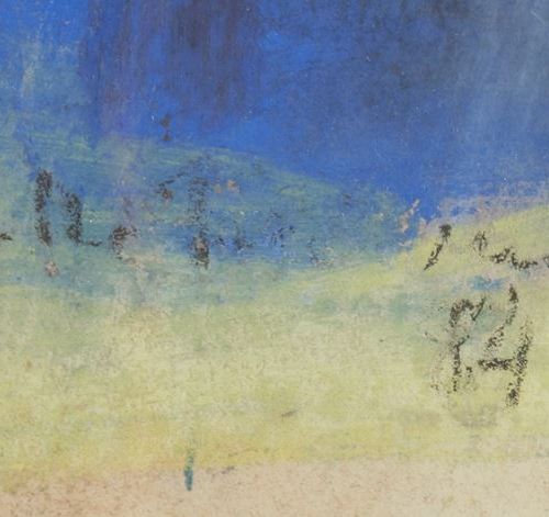 Null 贝克曼，巴贝特（1920年汉堡-2011年杜塞尔多夫，自由画家，曾在汉堡的汉森美术学院和慕尼黑的KA学院学习）。 
"Badeszene"，纸上粉彩，&hellip;