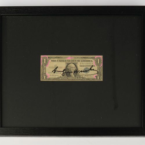 Null Warhol, Andy (Pittsburgh 1928 - New York 1987), 
"Dollar", banconota da un &hellip;