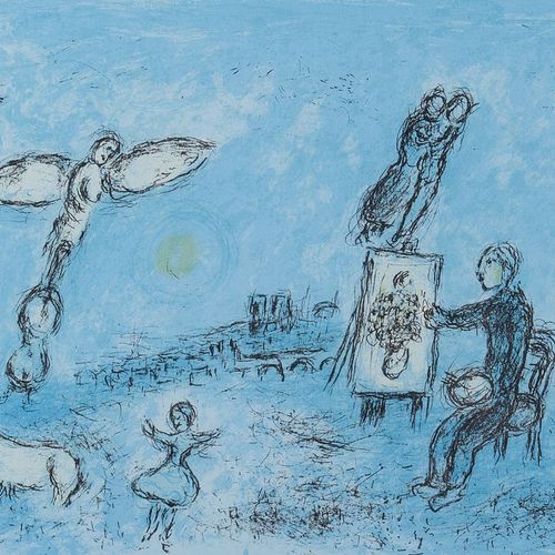Null Chagall, Marc (Witebsk 1887 - 1985 Saint Paul de Vence, Russischer Maler un&hellip;