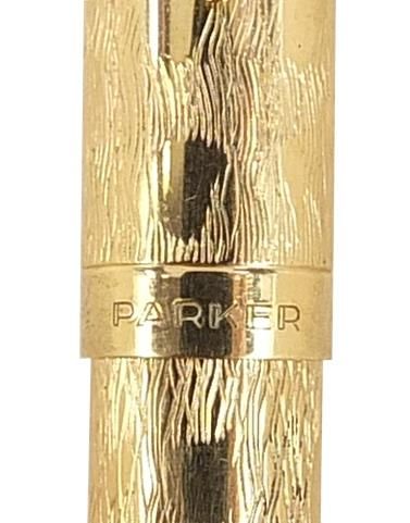 Null Juego de pluma estilográfica, bolígrafo y portaminas Parker chapados en oro&hellip;
