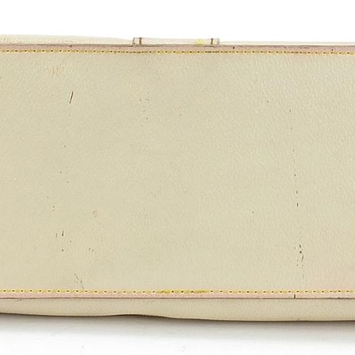 Null Bolso de cuero Louis Vuitton de principios del siglo XX con forro de piel d&hellip;