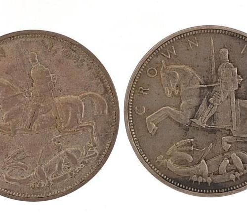 Null Vier viktorianische und spätere Kronen, darunter drei Rocking Horse-Kronen &hellip;
