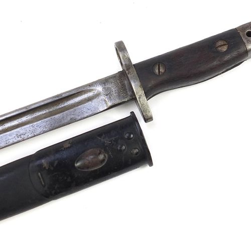 Null British military World War I 1907 Wilkinson pattern bayonet with scabbard, &hellip;