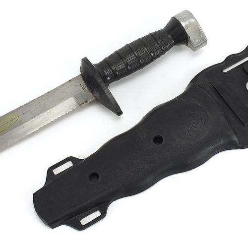 Null Cuchillo de buceador Pic con funda y hoja de acero numerada 12515 - Para pu&hellip;