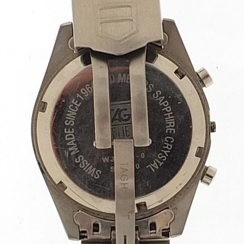 Null Tag Heuer, gentlemen's stainless steel wristwatch case with strap, 40mm in &hellip;
