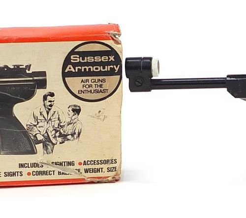 Null Vintage RO72 Panther Deluxe Zielluftpistole, .177 cal mit Box, 36cm in der &hellip;