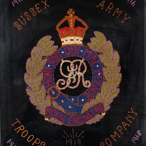 Null Interés militar británico Panel bordado de la Compañía de Tropas del Ejérci&hellip;