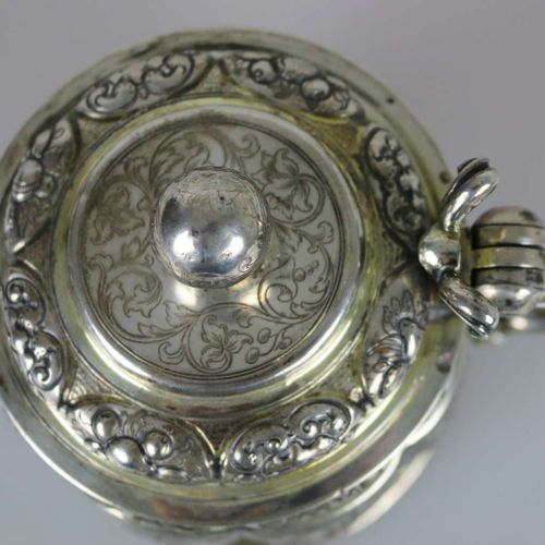 Null Jarra con tapa, plata, probablemente Augsburgo, finales del siglo XVII, pre&hellip;