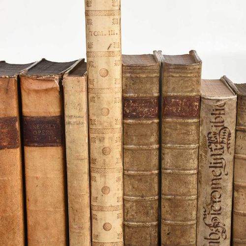 14 Large Format Vellum Bindings mostly theological subjects, including: [Heilige&hellip;