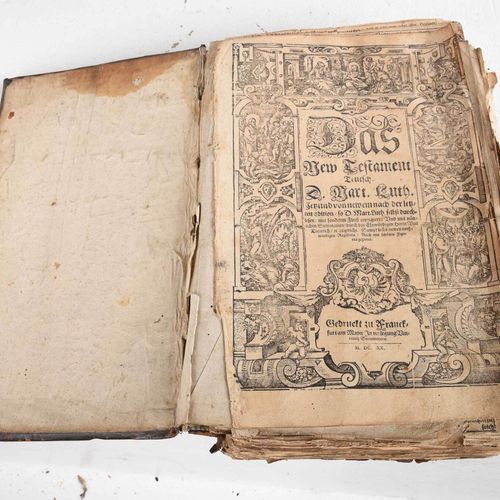Five Leatherbound Martin Luther Bibles including: [Biblia, Das ist Die gantze He&hellip;