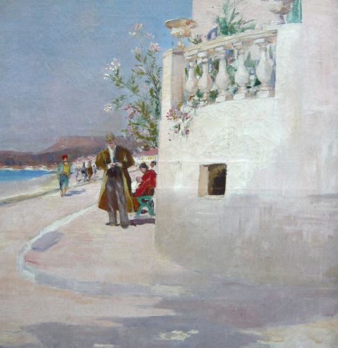 Raymond Allegre 雷蒙德-阿尔勒格 (1856-1933)

穆里翁小路，土伦

布面油画，左下方签名，73 x 60厘米。