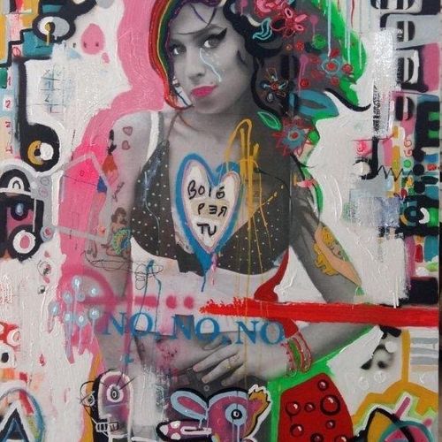 Xavi Garcia 
Titre : 
Amy with heart
Dimension : 130 x 98 cm

Technique : Huile,&hellip;