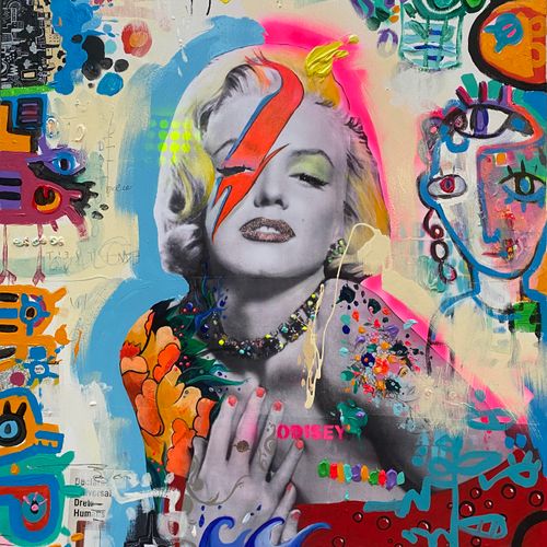 Xavi Garcia Titel: 
Marilyn (Rayo Bowie)
Größe: 81 x 60.5 cm

Technik: Von Hand &hellip;