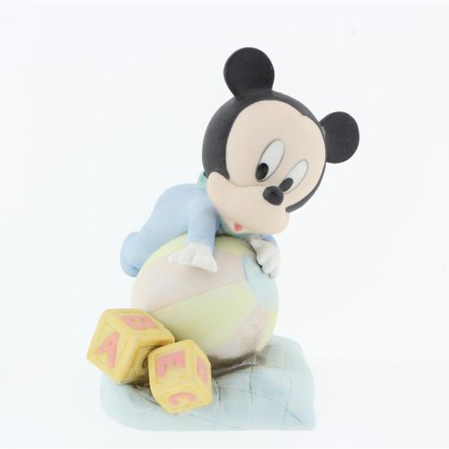 Null Bébé Mickey avec ballon", figurine Hummel Disney en porcelaine polychrome, &hellip;