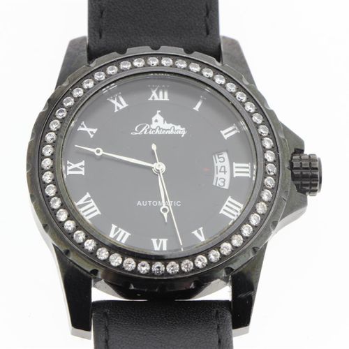 Null Richtenburg Clasica automatic wristwatch with stainless steel case, black d&hellip;