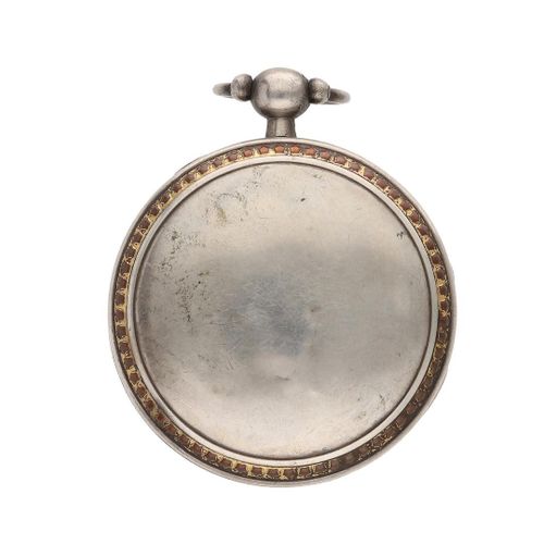 Null Foulon a Arpajon pocket watch with silver case, snek verge movement with wh&hellip;