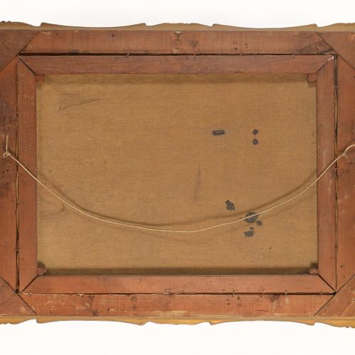 Null René De Pauw (1887-1946)，《水面上的扁舟》，布面油画，右下方有签名。
高x宽：59.5 x 80厘米。