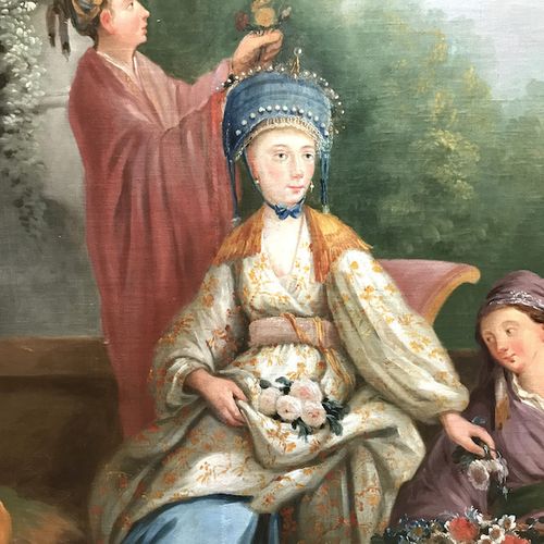 François Boucher ATTR。弗朗索瓦-布歇 (1703-1770)

中国风绘画，法国 18世纪
布面油画
Cm 226x152