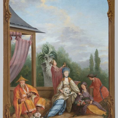 François Boucher ATTR。弗朗索瓦-布歇 (1703-1770)

中国风绘画，法国 18世纪
布面油画
Cm 226x152