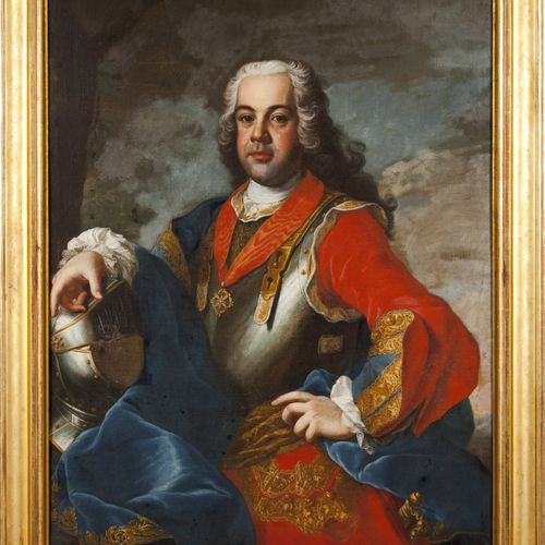 Giorgio Domenico Duprà (1689-1770) 葡萄牙王子弗朗西斯科-布拉甘萨，贝哈公爵七世，葡萄牙马耳他骑士团的大元帅
布面油画

约。&hellip;