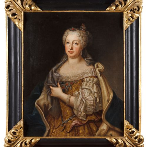 Jean Ranc, Attrib. (1674-1735) 玛丽亚-安娜-德-奥斯特里亚女王的肖像（1683-1754）
布面油画

94x76 cm