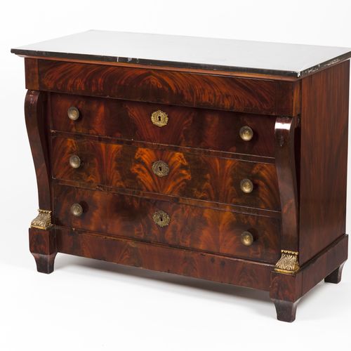 Null An Empire chest of drawers


Solid and veneered mahogany

Four long drawers&hellip;