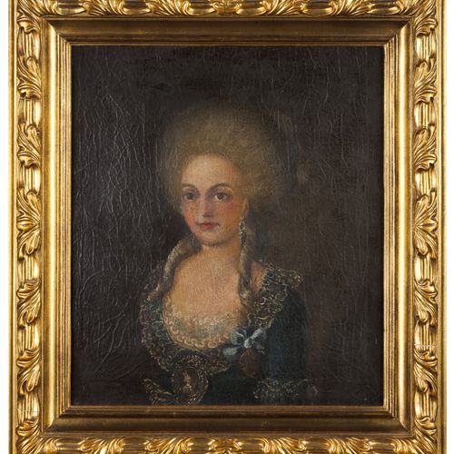 Null 葡萄牙学校，18世纪（第三季度）
葡萄牙国王若昂六世的妃子卡洛塔-若阿吉娜女王的肖像

布面油画

41x36厘米