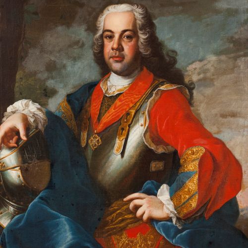 Giorgio Domenico Duprà (1689-1770) 葡萄牙王子弗朗西斯科-布拉甘萨，贝哈公爵七世，葡萄牙马耳他骑士团的大元帅
布面油画

约。&hellip;