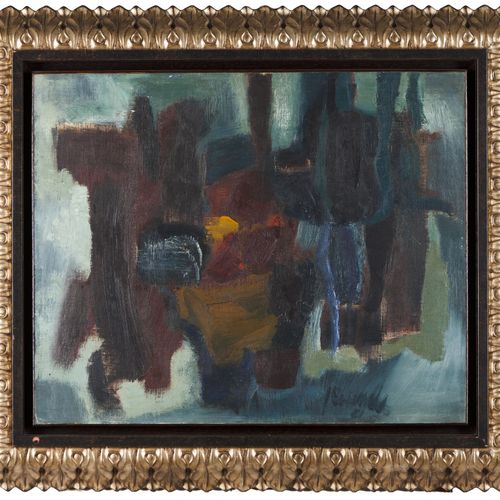 Júlio Resende (1917-1991) "Figures"
Oil on hardboard

Signed and dated 61

50x61&hellip;