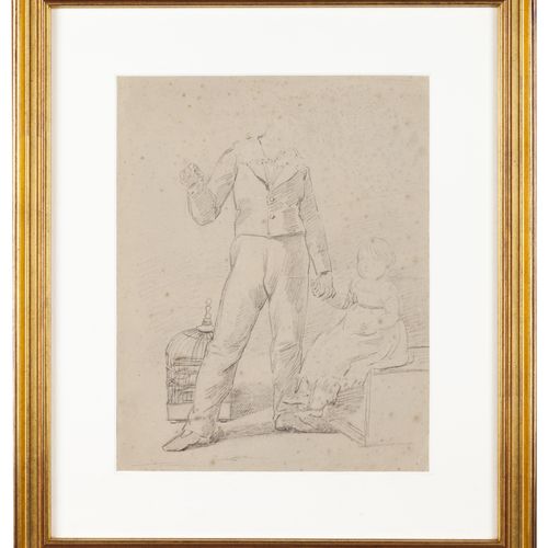 Null European school, early 19th century
A study

Charcoal drawing on paper

37,&hellip;