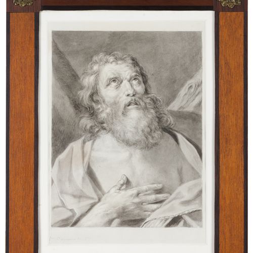 Joaquim Carneiro da Silva (1727-1818) Saint Jerome
Pencil and ink on paper

Sign&hellip;