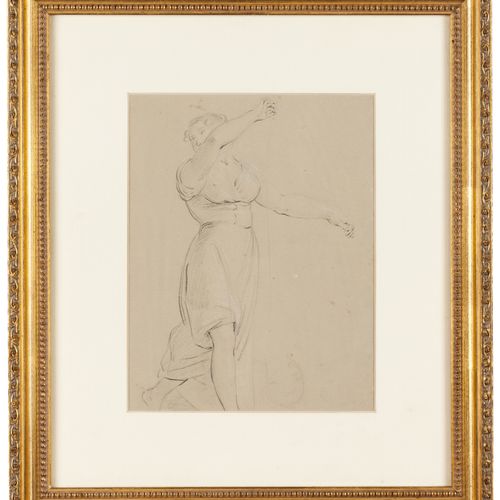 Null 欧洲学校，18/19世纪
一个女性形象的研究

纸上炭笔和粉笔画

26.5x20.5 cm