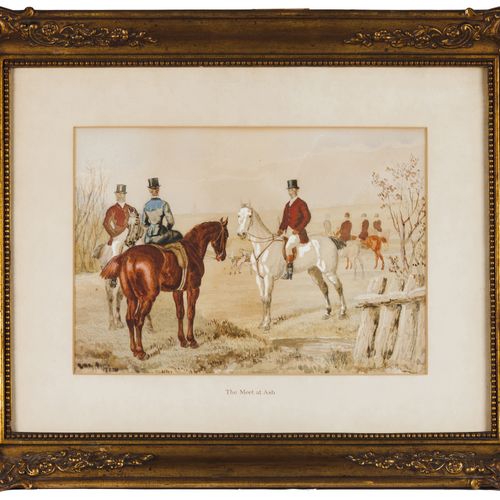 Edward B. Herberth (XIX-XX) "Ash的聚会
纸上水彩和水粉画

有签名和日期的1882

23,5x33,5 cm