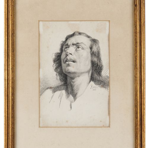 José António Correia (1822-1896) 一个男性半身像
纸上水墨画

有签名和日期1861

19x12,5 cm