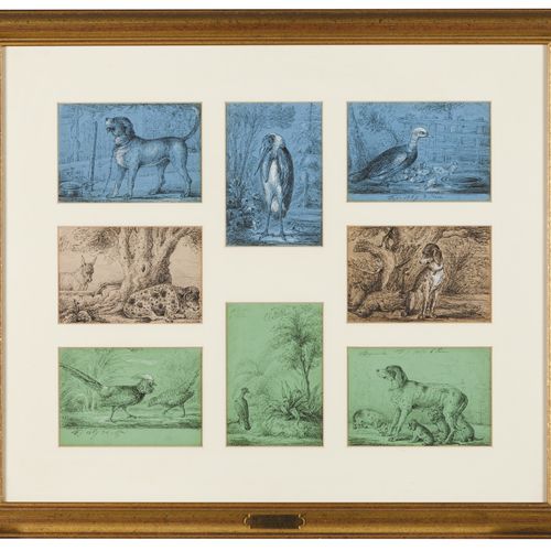Rei D. Fernando II (1816-1885) Animaux
Ensemble de huit dessins à l'encre sur pa&hellip;