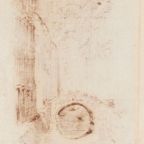 Null Escuela italiana, siglo XIX
"Une rue de Venise"

Dibujo a tinta sobre papel&hellip;